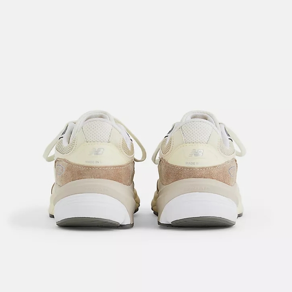 New Balance | Men's Made in USA 990v6 Mindful Grey with Bone 7 1/2 Beige Neutral - Picture 7 of 9